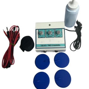 Portable TENS 2 channel Electrotherapy device for Pain Relief with 1 year warranty